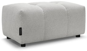 Svetlosivá ženilková podnožka Roxelane – Bobochic Paris