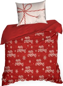 VIANOČNÉ OBLIEČKY Z MIKROVLÁKNA KEVIN 140X200 CM, 1 KS 70X80 CM VZOROVANÉ