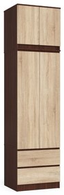 Nadstavba na skriňu Sashka II (wenge + dub sonoma). Vlastná spoľahlivá doprava až k Vám domov. 1071021