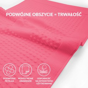 PODLOŽKA DO KÚPEĽNE HOTEL FEET 50X70 CM RUŽOVÁ