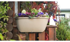 Gardenico Balkónový kvetináč na zábradlie Balconia OVI zelená, pr. 60 cm, pr. 60 cm