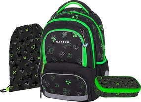 Školský set 3dielny Oxy Next Green Cubes PP26