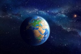 Samolepiaca tapeta planéta Zem - 375x250