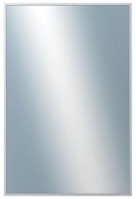 DANTIK - Zrkadlo v rámu, rozmer s rámom 40x60 cm z lišty Hliník strieborná (7022004)