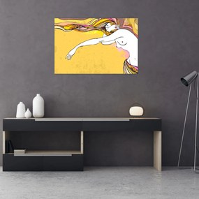 Obraz - Dievča (90x60 cm)