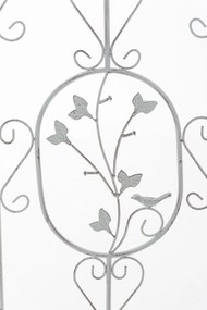 Mriežka na ruže Burg - 122 x 35 cm - Biela antik