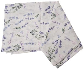 Obrus ​​vodeodolný Levanduľa, 140 x 140 cm