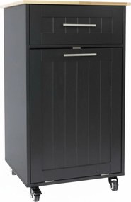 XXXLutz SERVÍROVACÍ VOZÍK, čierna, 50/90/46 cm MID.YOU - Barový nábytok - 001713014601