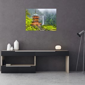 Sklenený obraz - Vodopád Nači (70x50 cm)