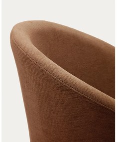 Hnedá jedálenská stolička Marvin – Kave Home