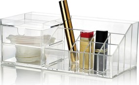 Kozmetický organizér BEA 24x9x12 cm číry