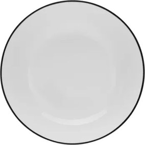 Hlboký tanier Luna Black Line 20 cm, biely%