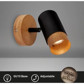 Briloner 2144015 - Nástenné bodové svietidlo SPOT 1xGU10/9W/230V
