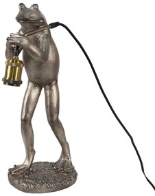 Dekoratívne sivo medené svietidlo ŽABA