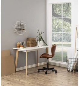 Koňakovohnedá kancelárska stolička Actona Batilda