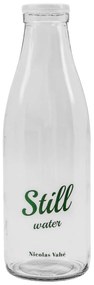 Nicolas Vahé Sklenená fľaša na vodu s nápismi Still / Sparkling  1 l Still