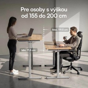 Liftor Entry výškovo nastaviteľný polohovateľný stôl
