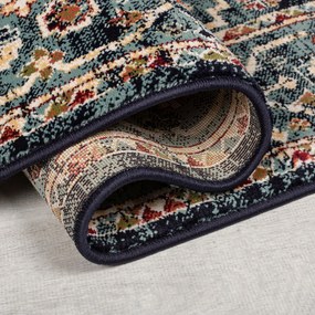 Flair Rugs, Kusový koberec Sincerity Royale Gillingham Blue, 120x170, modrá, obývacia izba