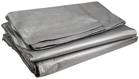 Foxigy Krycia plachta strieborno - zelená 6x12m 130g/m² FXG