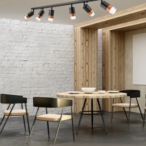 Bodové svietidlo AURORA 6xGU10/10W/230V 117 cm