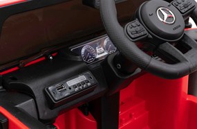 Ramiz Elektrické auto Mercedes AMG G63 pre deti červené + diaľkové ovládanie