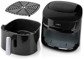 Nedis KAAF170BK - Teplovzdušná fritéza 7,2 l 1800W/230V/240 min