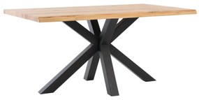 Stôl cerga 160 x 90 cm čierny MUZZA