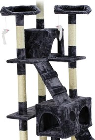 Škrabadlo pro kočky Hawaj 170 cm tmavě šedá