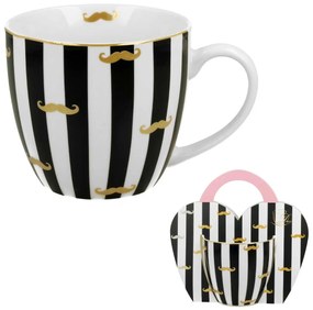 Porcelánový hrnček Moustache 460 ml