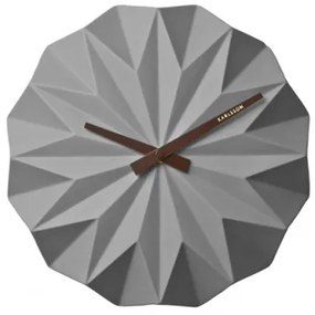 Nástenné hodiny KA5531GY Karlsson, Origami, 27cm