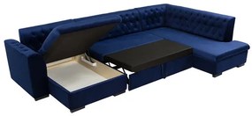Veľká sedačka do obývačky Valdero, Dostupné poťahy: Magic Velvet 2250 + Magic Velvet 2250 + Senegal 825, Strana: Pravá