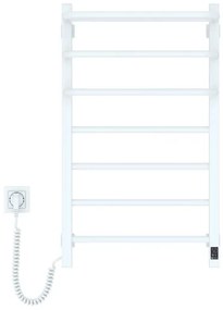 Kúpeľ. elektrický radiátor s term. FORTIS 350W/230V 80,6 cm IP44 biela ľavá