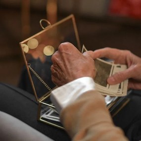 Šperkovnica GRAZIA zlatá 20x12x5 cm