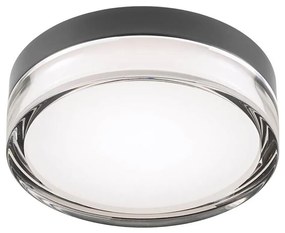 Redo 01-3733 - LED Stropné svietidlo FRISBI LED/8W/230V IP44 čierna