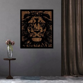 DUBLEZ | Moderný drevený obraz na stenu - Lev