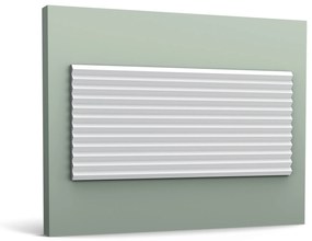 ORAC Decor, ORAC dekoračný prvok W108, 3d panel 200x25x1,8 cm, biela