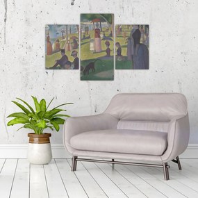 Obraz - Georges Seurat, A Sunday on La Grande Jatte, reprodukcia (90x60 cm)