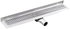 Gelco Gelco, MANUS ONDA nerezový sprchový kanálik s roštom, k stene, 750x112x55 mm, GMO23