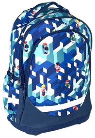 Školský batoh anatomický REYBAG Blue Pixel