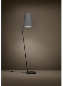 Eglo 390137 - Stojacia lampa PETROSA 1xE27/40W/230V šedá
