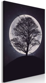 Artgeist Obraz - Lone Tree (1 Part) Vertical Veľkosť: 60x90, Verzia: Na talianskom plátne
