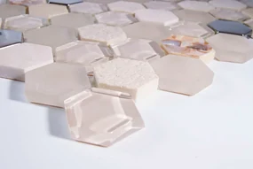 Obklad Hexagono Beige Nacar 30,2x30,5