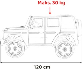 Ramiz Mercedes Benz EQG biely