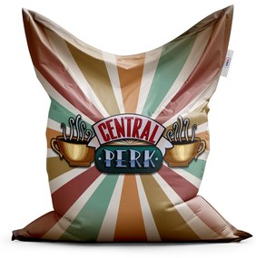 Sablio Sedací vak Seriál Priatelia CENTRAL PERK Abstrakcia - 200x140 cm