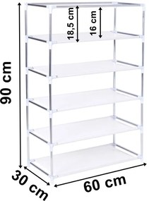 Botník MONA Maroko sivý / biely