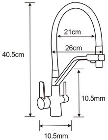 Mexen Leo, 1-komorový granitový drez 900x500x190 mm a drezová batéria Duo, čierna, 6501-77-671701-70-B