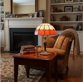 BRILAGI - Tiffany vitrážová stolná lampa SIENNA 1xE27/60W/230V
