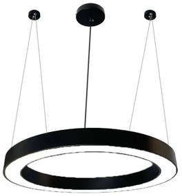 LED Luster na lanku LED/50W/230V 4000K pr. 100 cm čierna