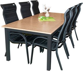 Doppler Ochranný obal na stôl 220x100 cm + 6 kresiel Miami