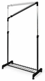 Compactor Stojan na šaty pod schody Stairs Black, 91,5 x 45 x 102-170 cm
